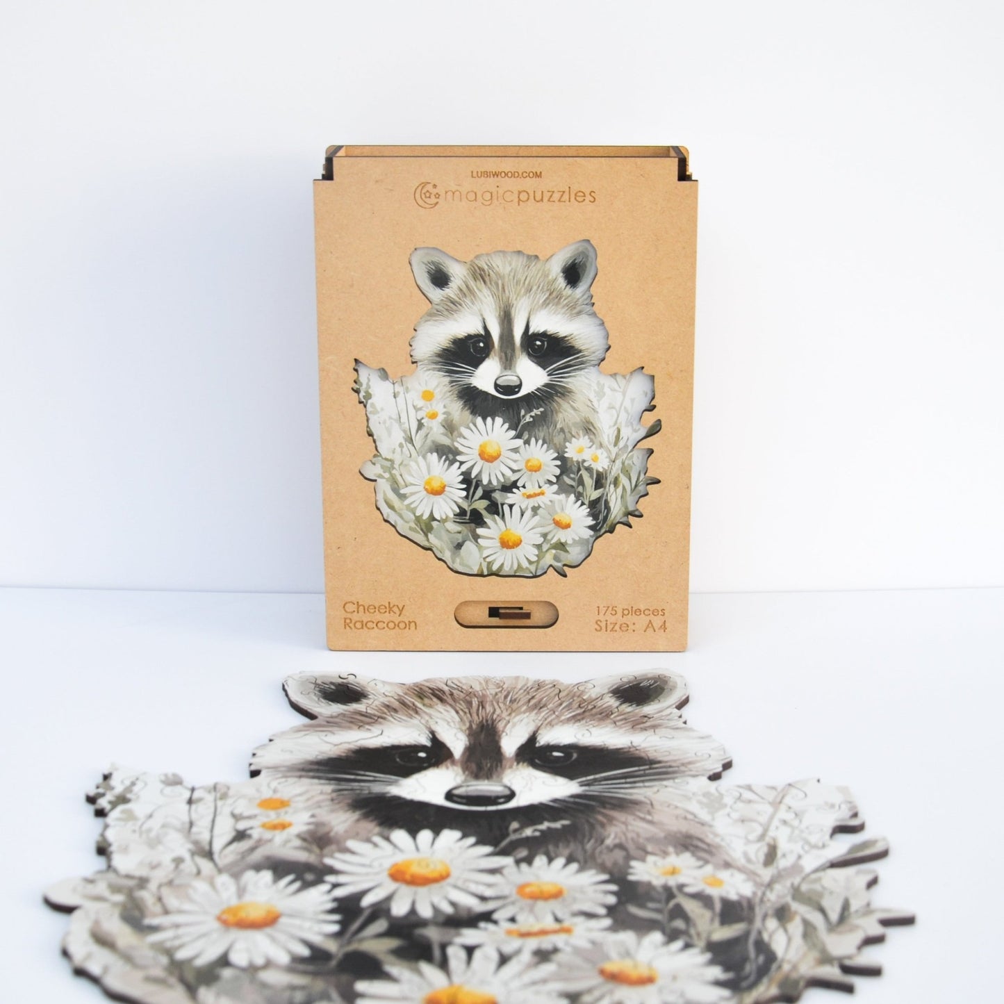 Cheeky Raccoon Puzzle - Lubiwood