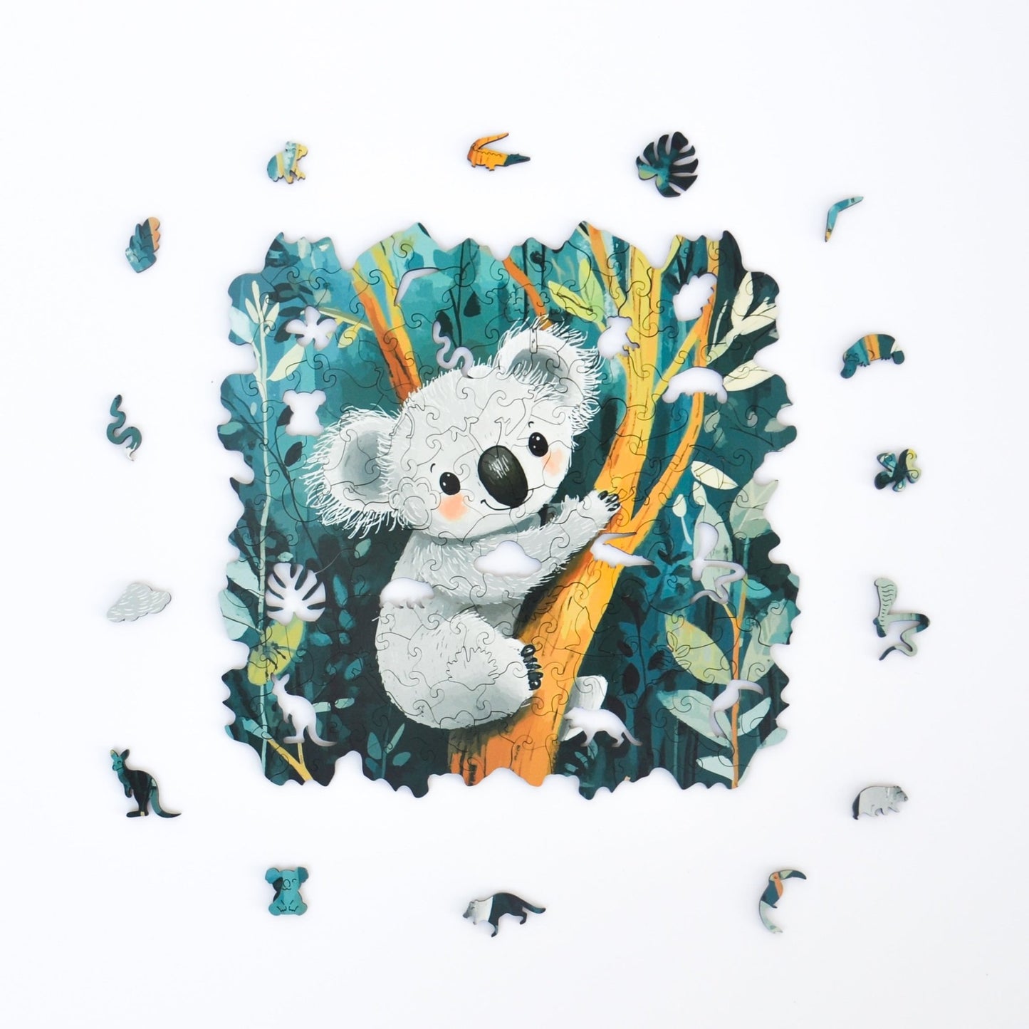 Climbing Koala Puzzle - Lubiwood