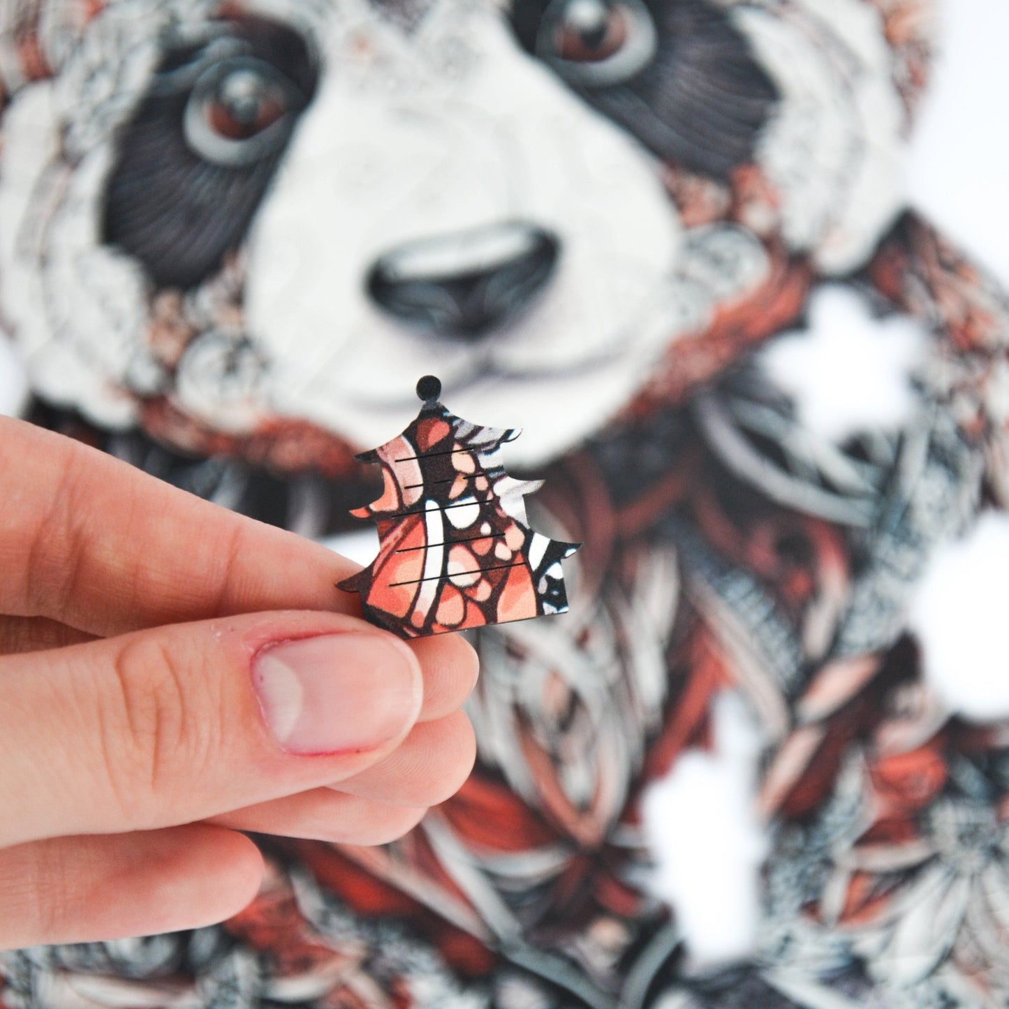 Clumsy Panda Puzzle - Lubiwood UK
