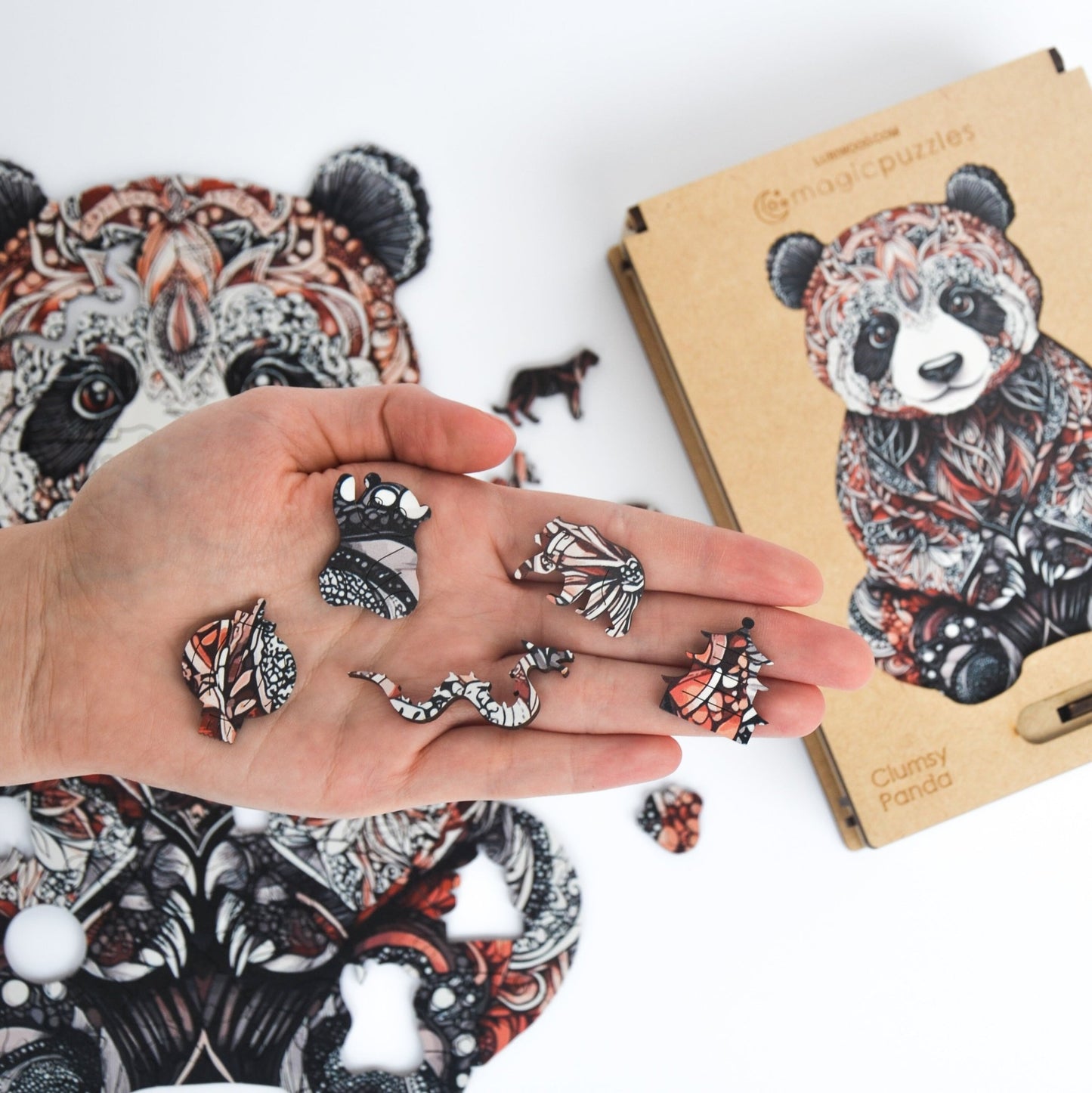 Clumsy Panda Puzzle - Lubiwood UK