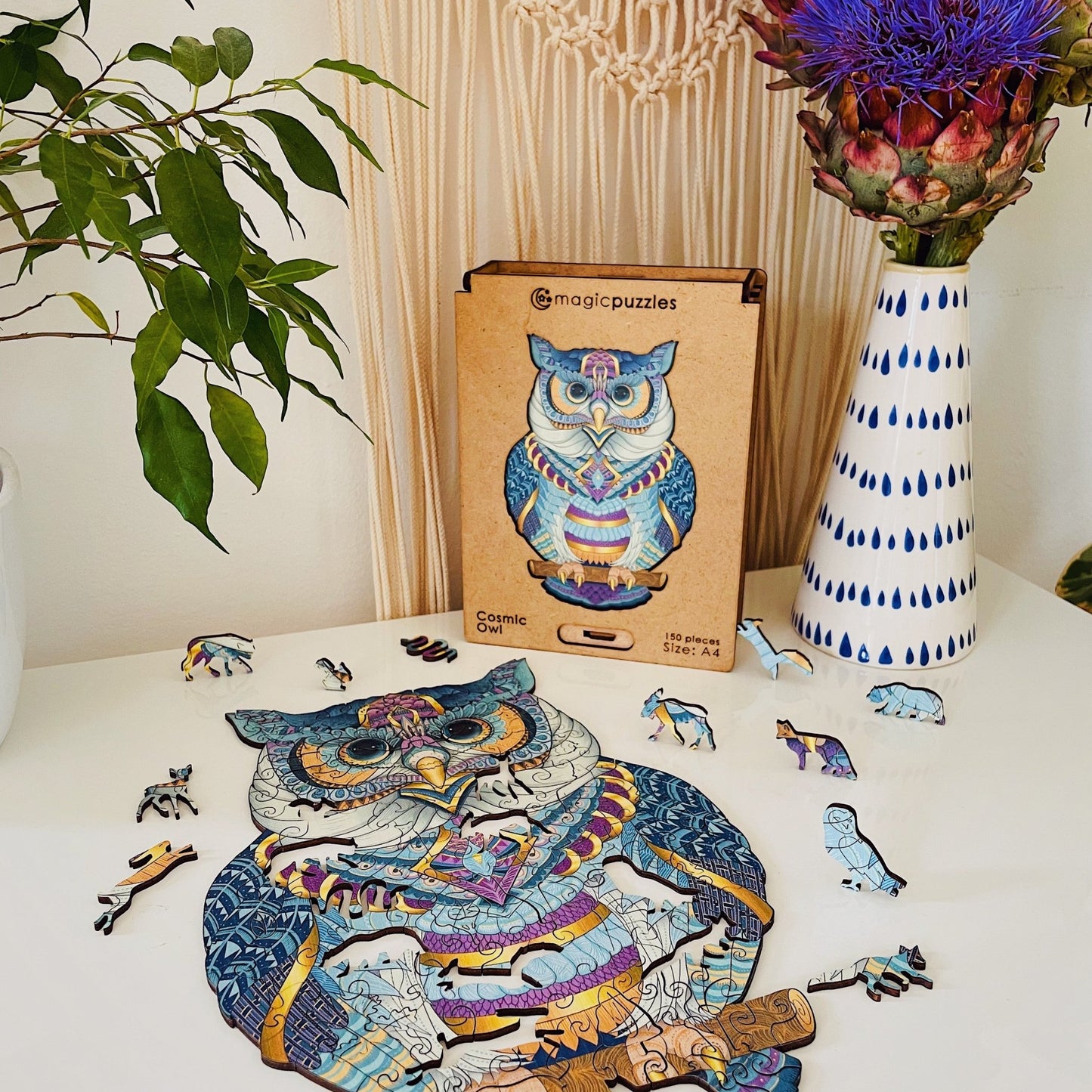 Cosmic Owl Puzzle - Lubiwood UK