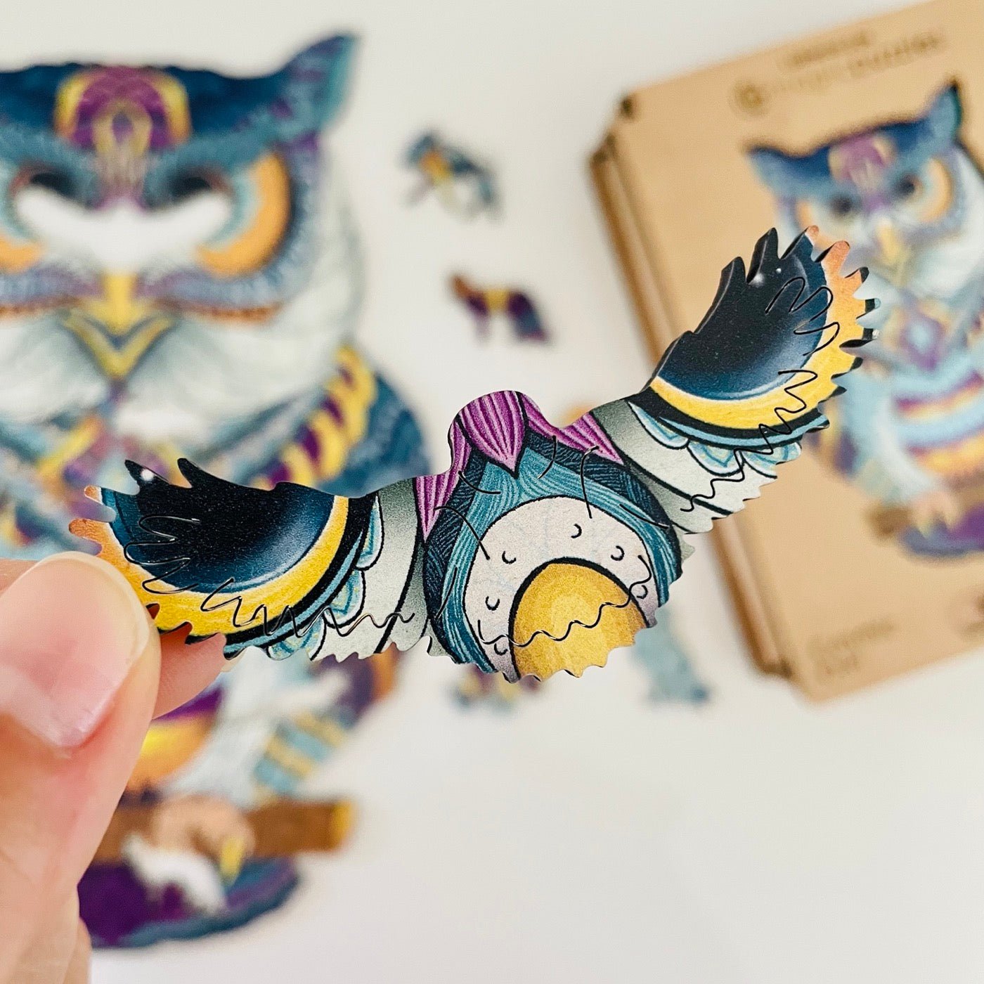 Cosmic Owl Puzzle - Lubiwood UK