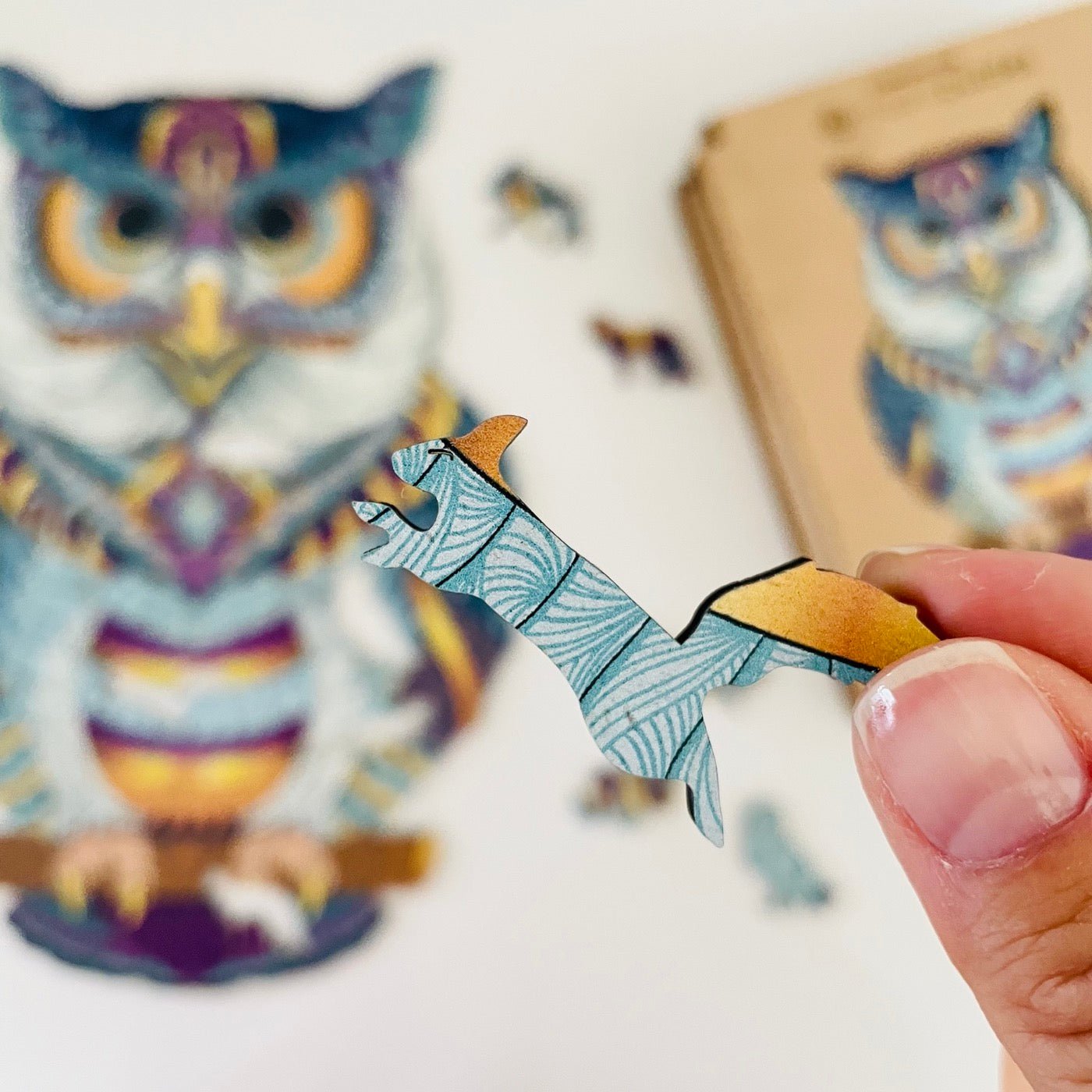 Cosmic Owl Puzzle - Lubiwood UK