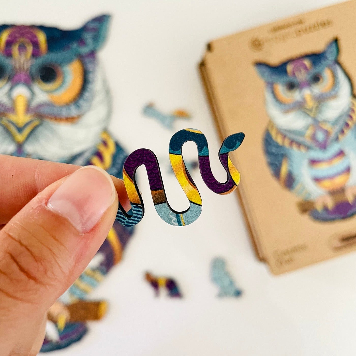 Cosmic Owl Puzzle - Lubiwood UK