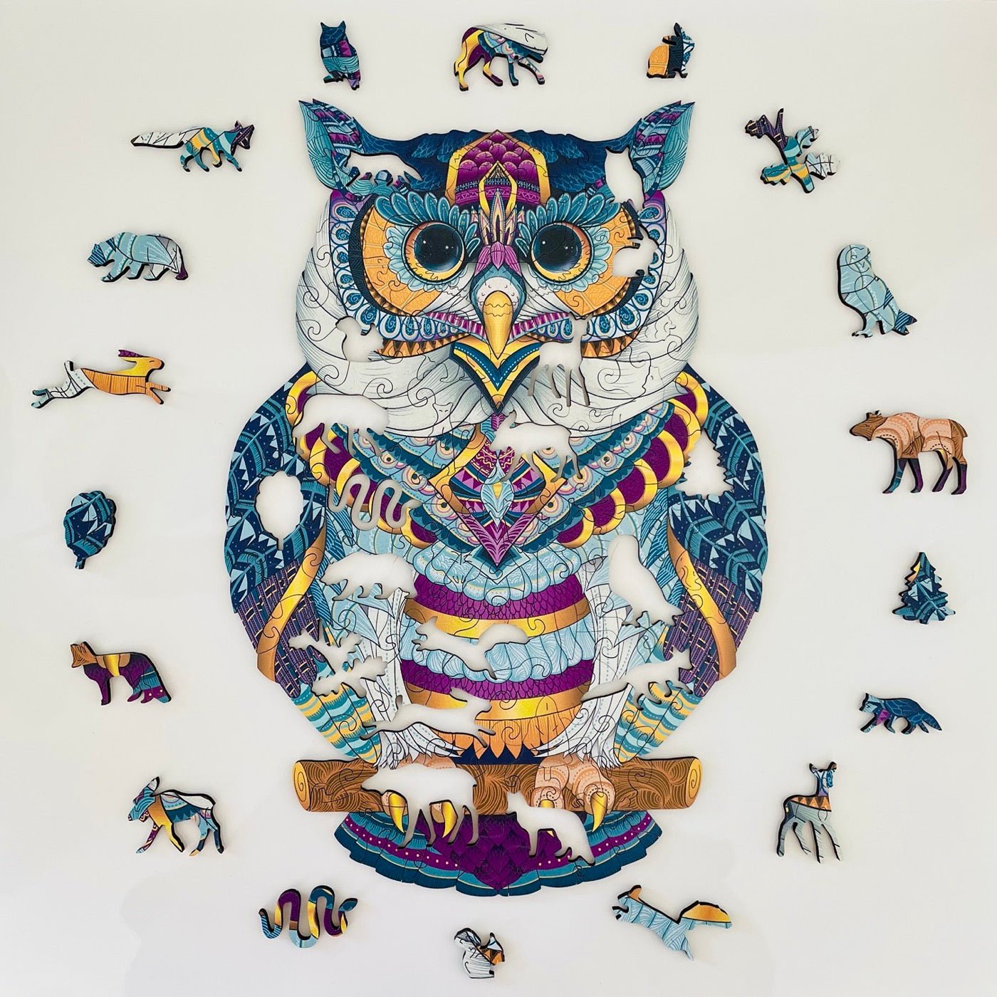Cosmic Owl Puzzle - Lubiwood UK