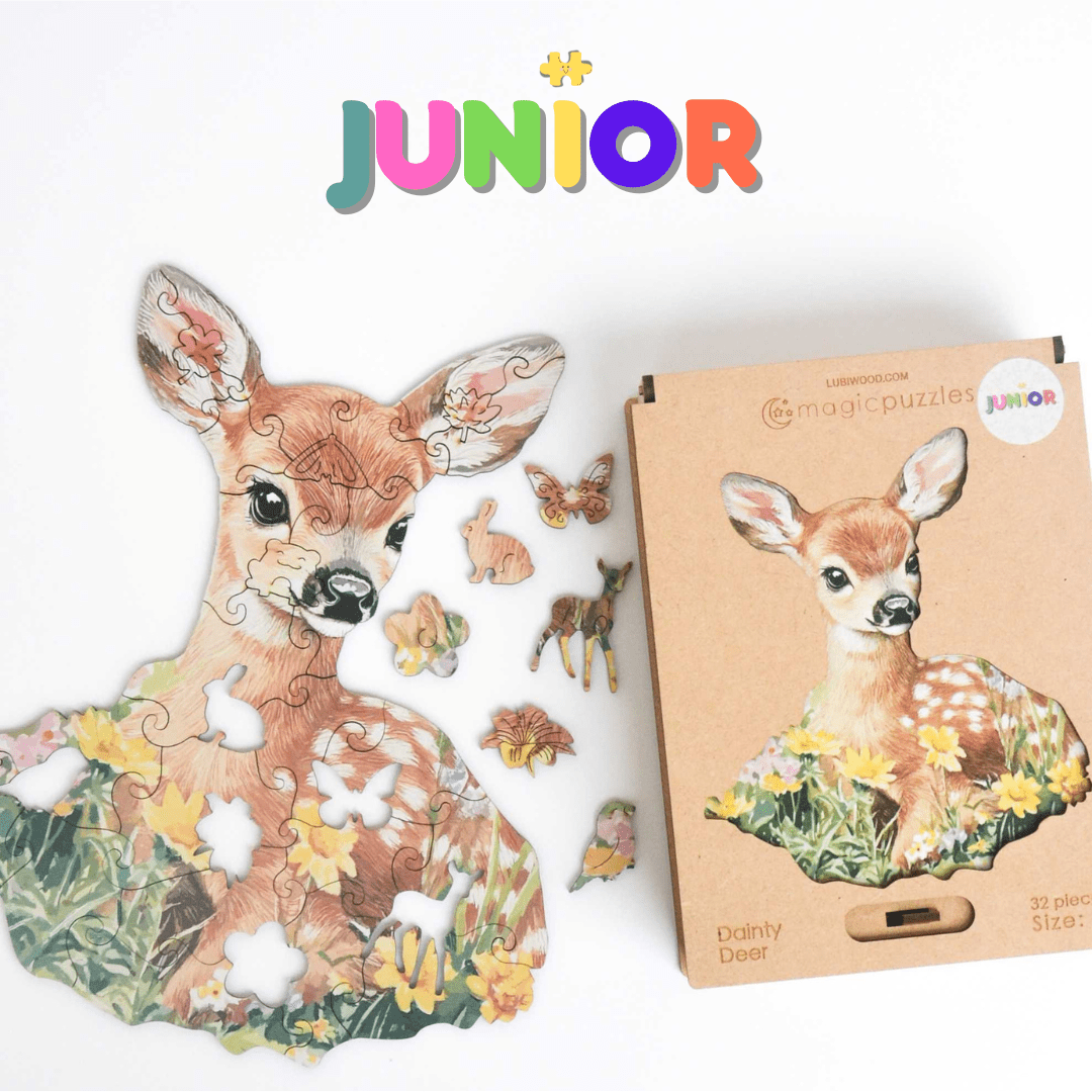 Dainty Deer Junior Puzzle - Lubiwood