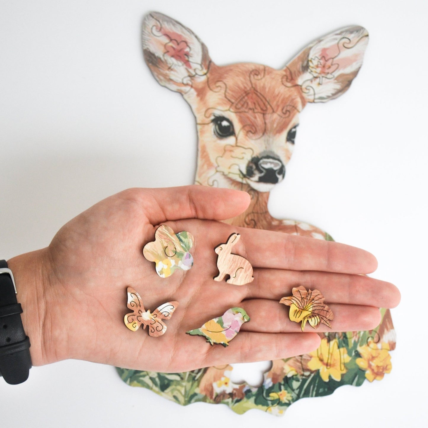 Dainty Deer Junior Puzzle - Lubiwood