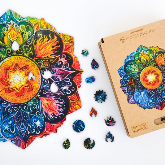 Elements Mandala Puzzle - Lubiwood UK