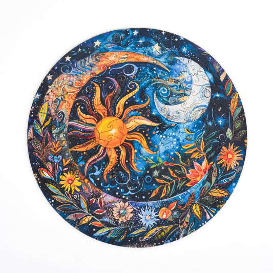 Flower Night Mandala Puzzle - Lubiwood UK