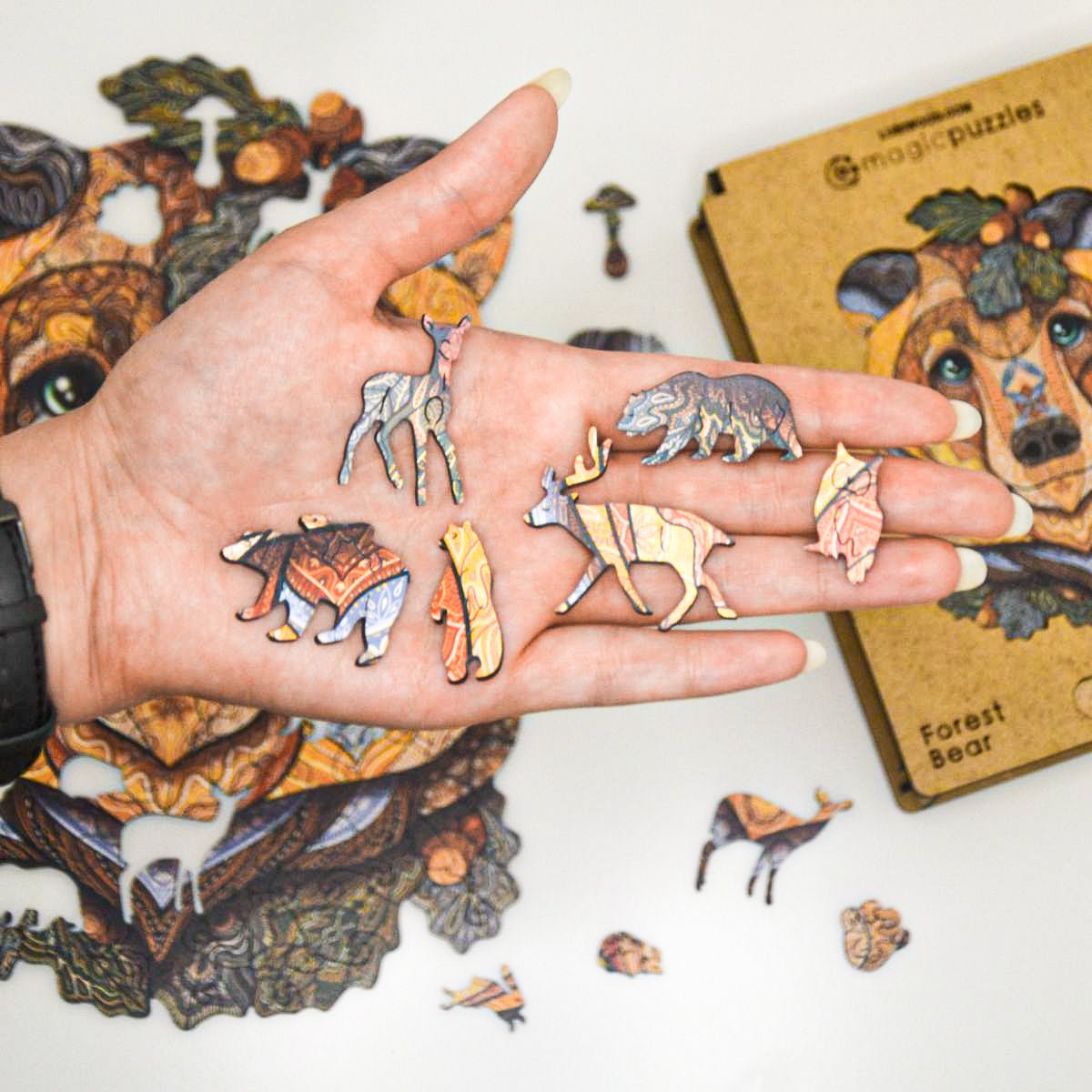 Forest Bear Puzzle - Lubiwood UK