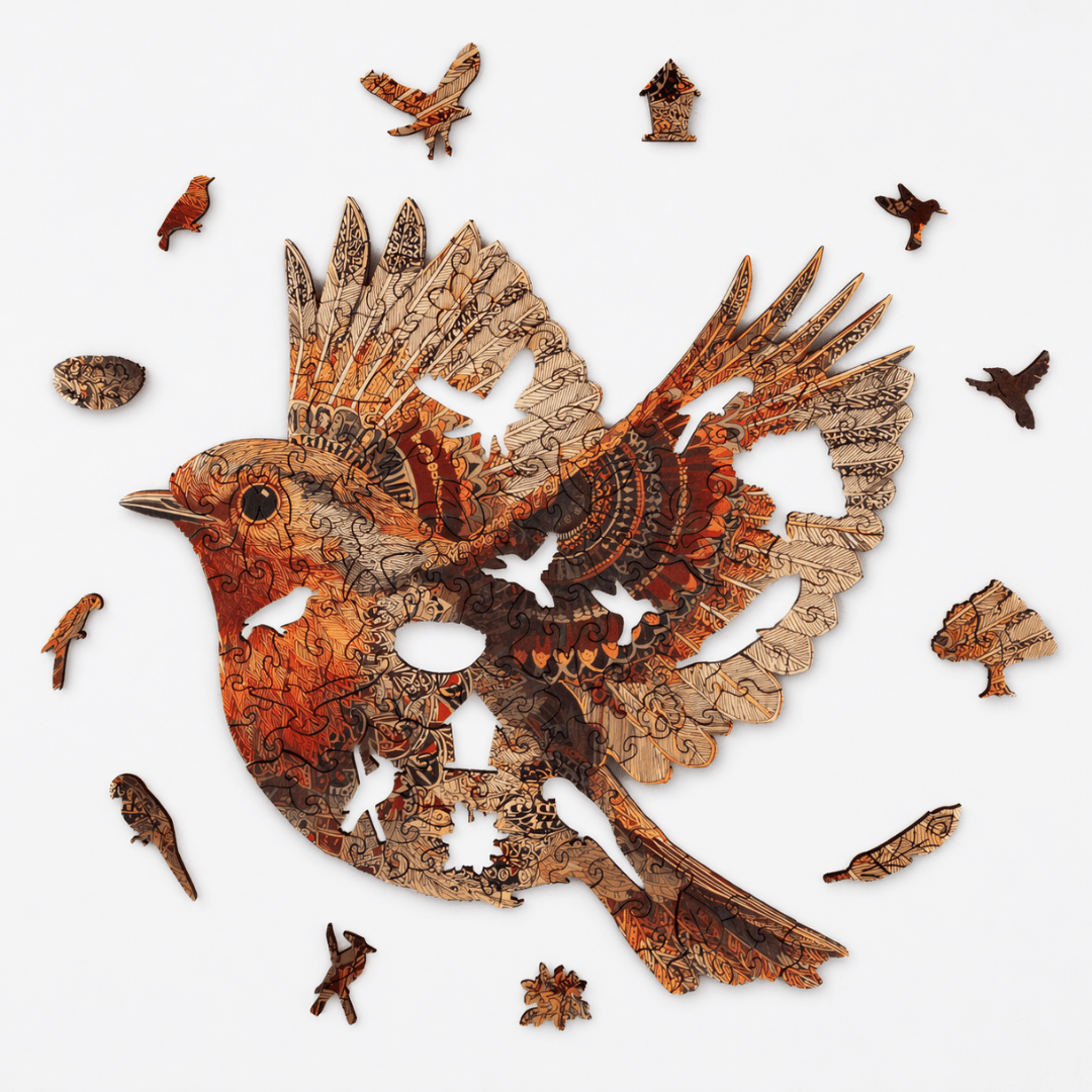Free Bird Puzzle - Lubiwood UK
