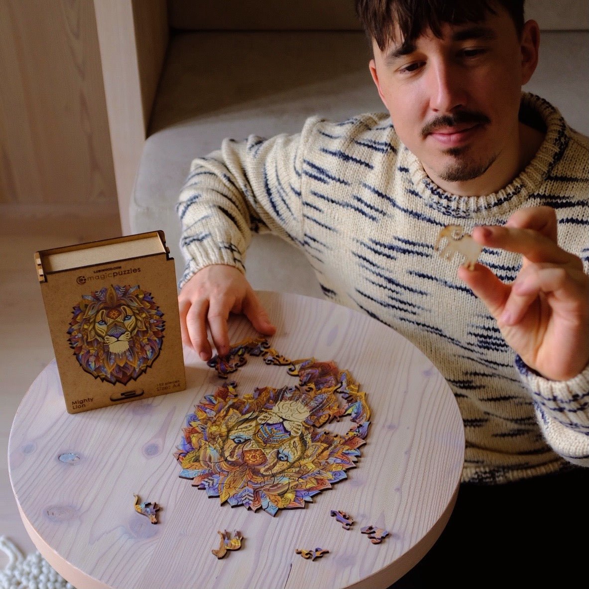Mighty Lion Puzzle - Lubiwood UK