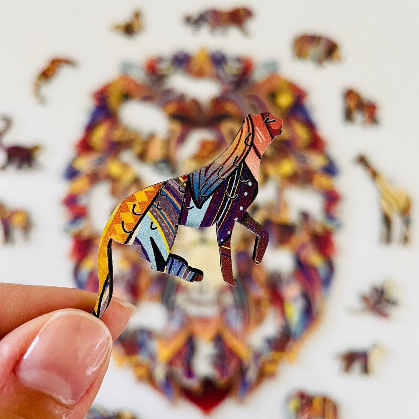 Mighty Lion Puzzle - Lubiwood UK