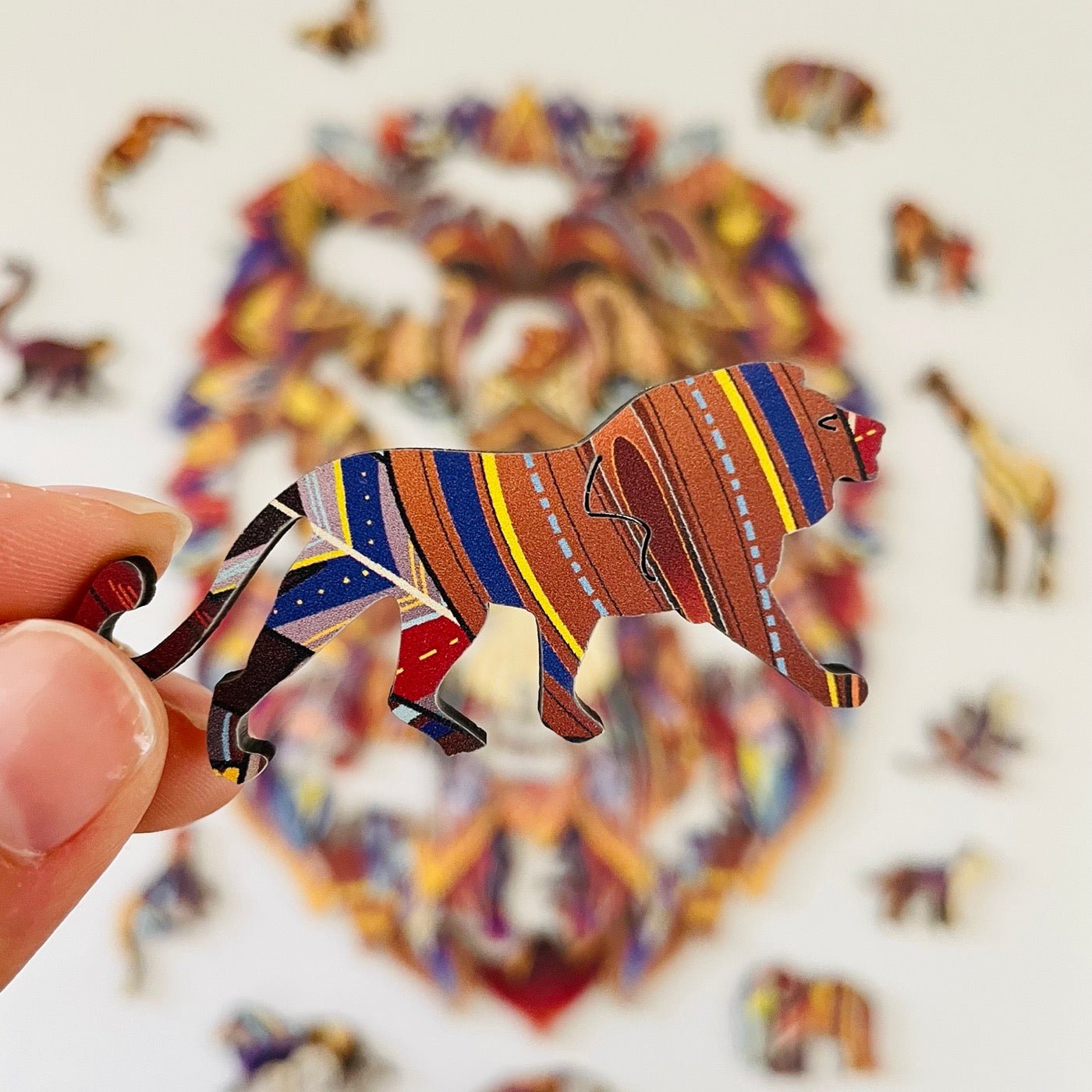 Mighty Lion Puzzle - Lubiwood UK