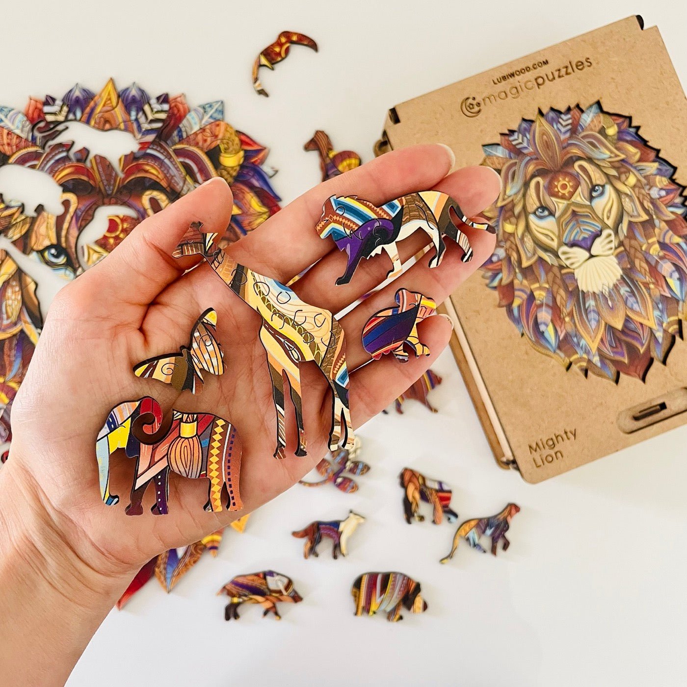 Mighty Lion Puzzle - Lubiwood UK