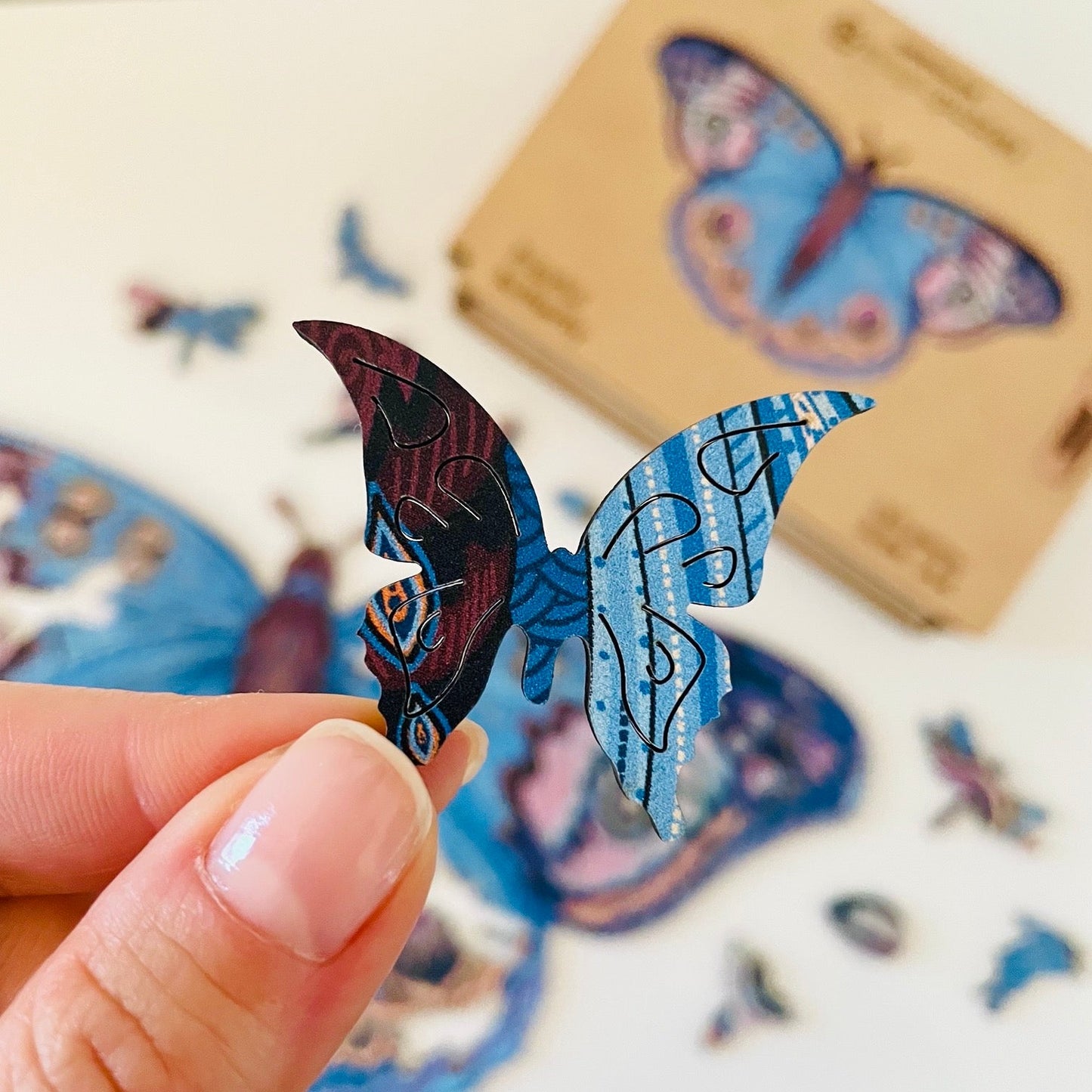 Playful Butterfly Puzzle - Lubiwood UK