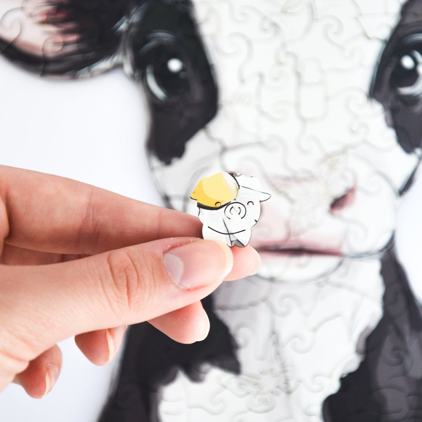 Snuggly Cow Puzzle - Lubiwood