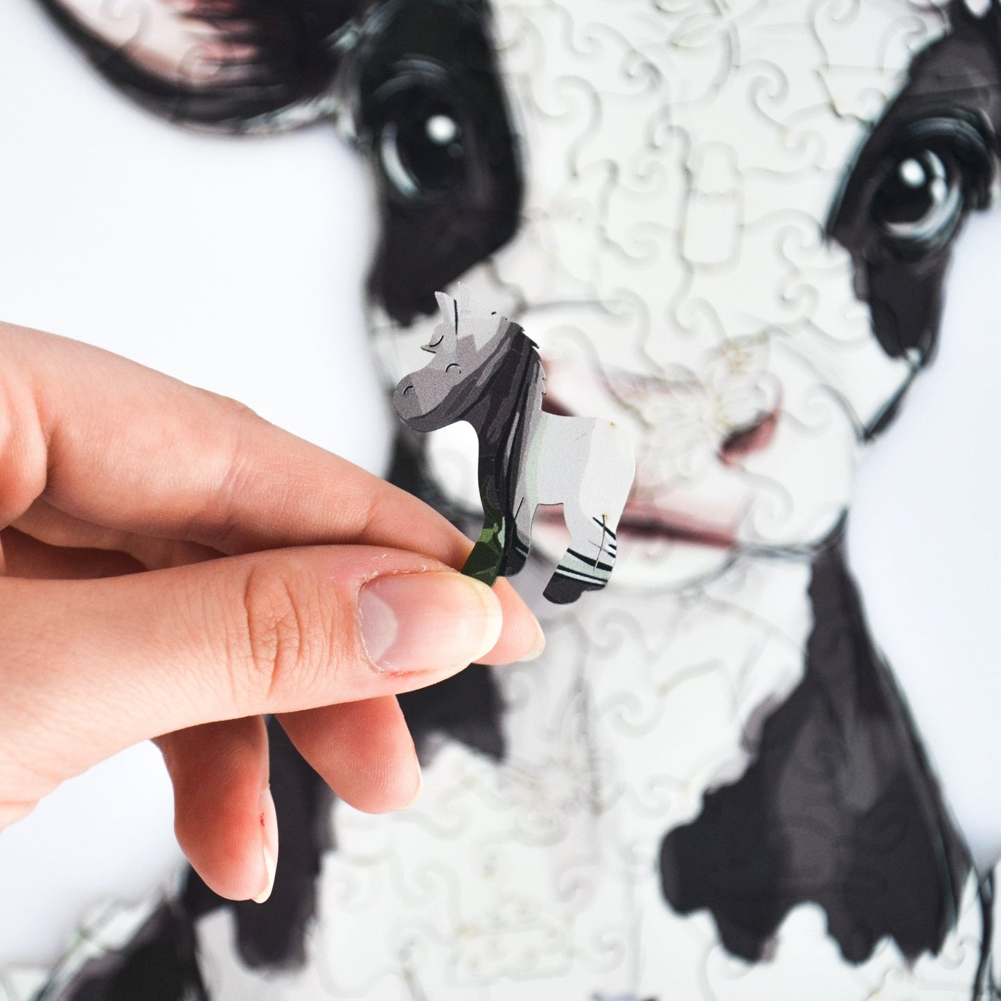 Snuggly Cow Puzzle - Lubiwood