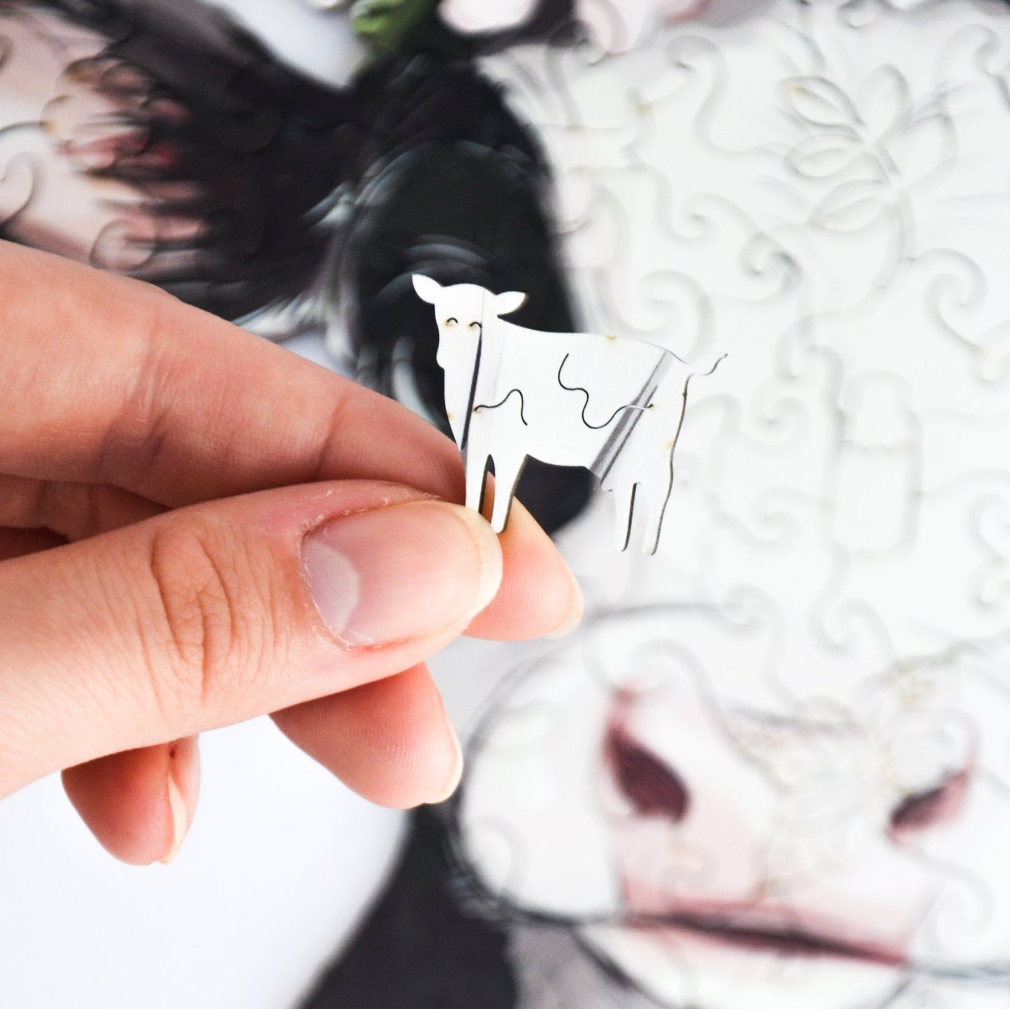 Snuggly Cow Puzzle - Lubiwood