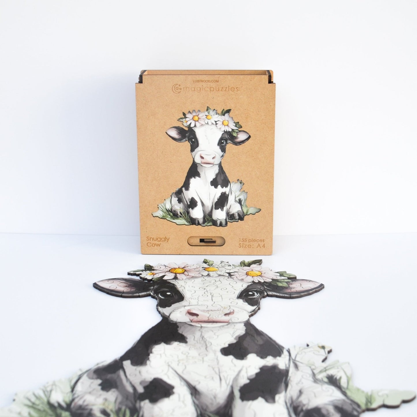 Snuggly Cow Puzzle - Lubiwood