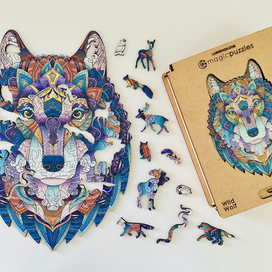 Wild Wolf Puzzle - Lubiwood UK
