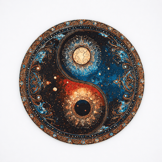 Yinyang Mandala Puzzle - Lubiwood UK