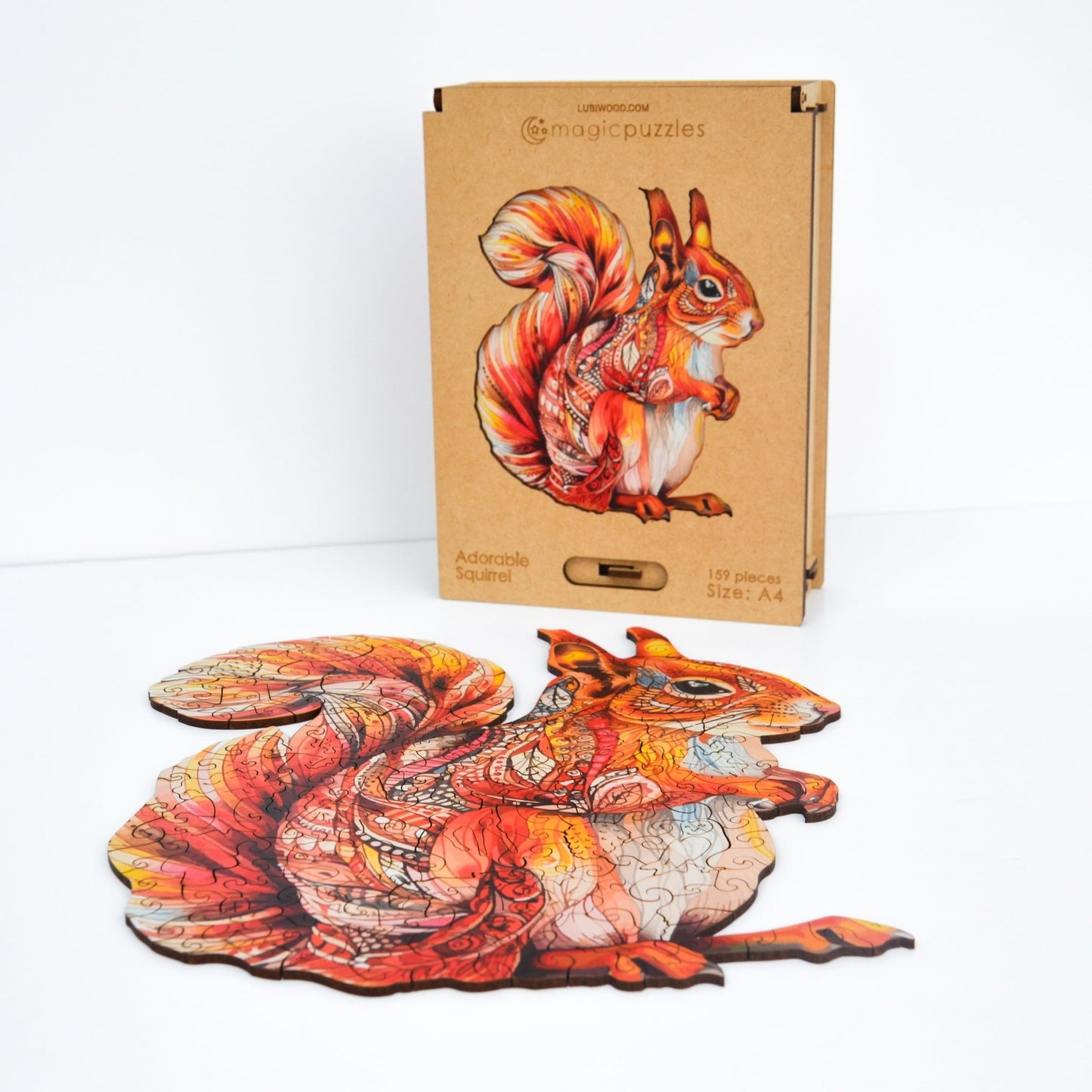 Adorable Squirrel Puzzle - Lubiwood UK
