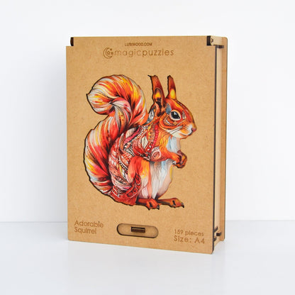 Adorable Squirrel Puzzle - Lubiwood UK