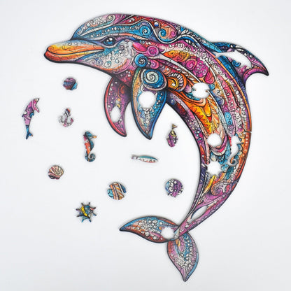 Adriatic Dolphin Puzzle - Lubiwood UK