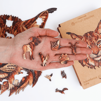 Adventurous Lynx Puzzle - Lubiwood UK