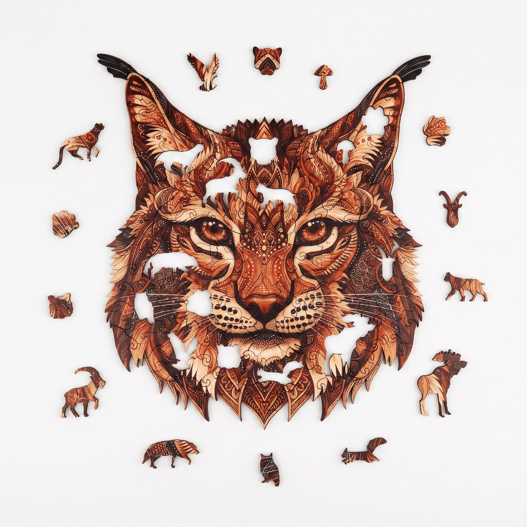 Adventurous Lynx Puzzle - Lubiwood UK