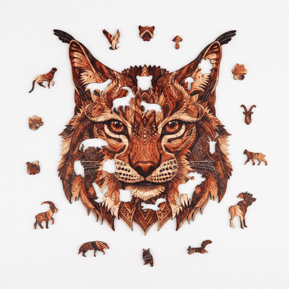 Adventurous Lynx Puzzle - Lubiwood UK