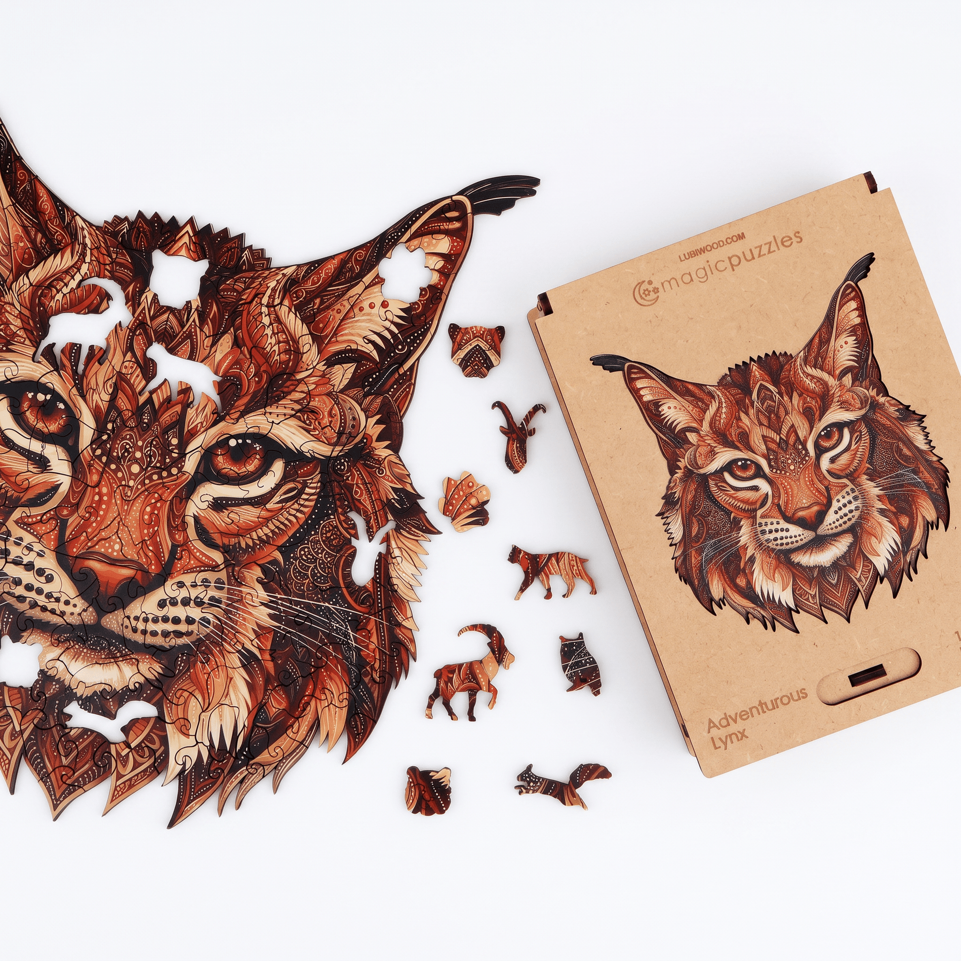 Adventurous Lynx Puzzle - Lubiwood UK