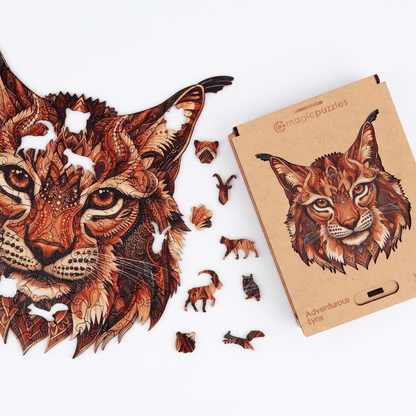 Adventurous Lynx Puzzle - Lubiwood UK