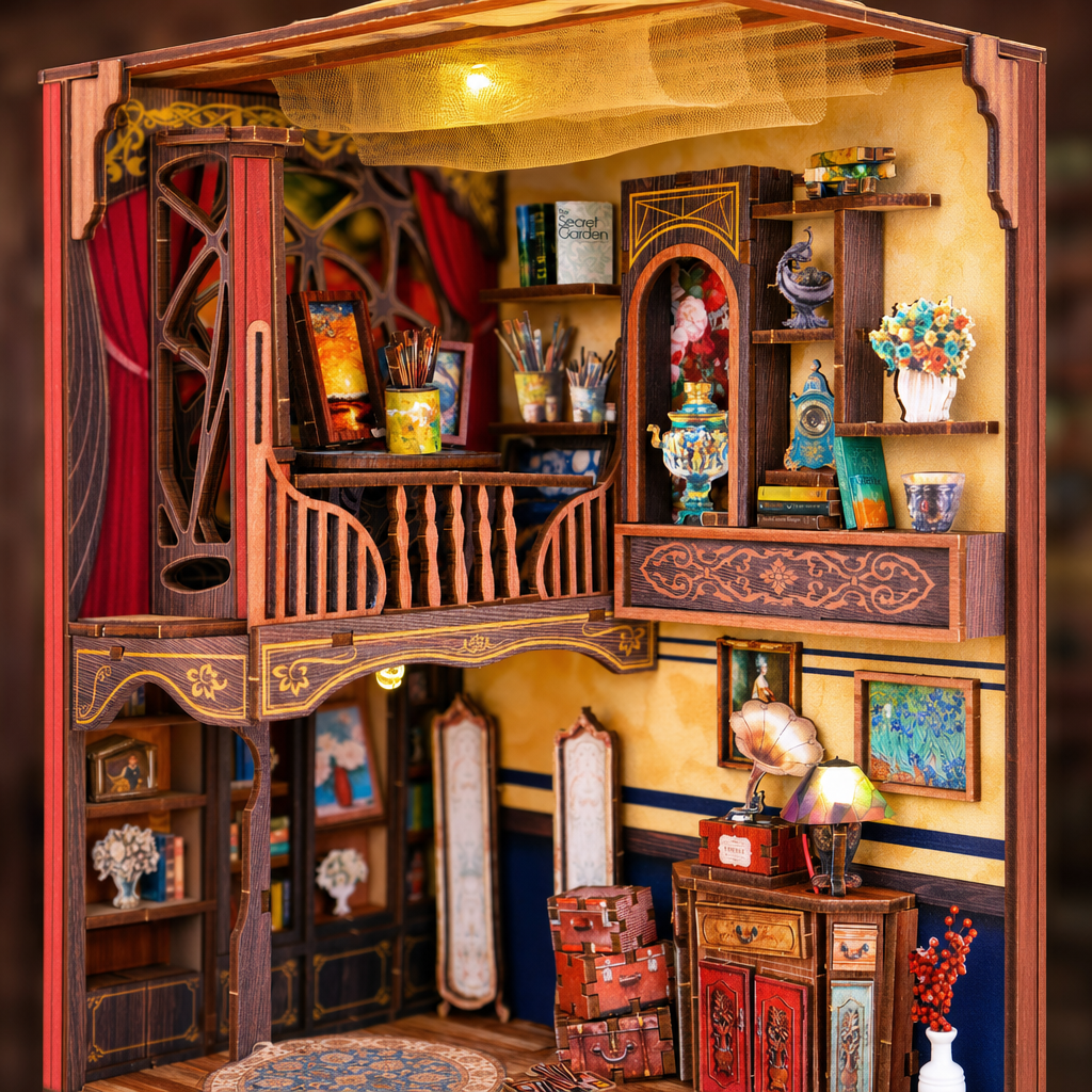 Art Workshop Book Nook - Lubiwood UK