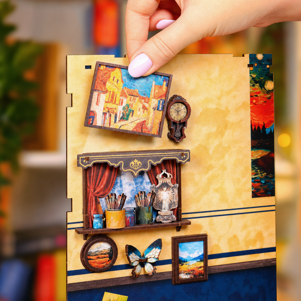 Art Workshop Book Nook - Lubiwood UK