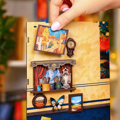 Art Workshop Book Nook - Lubiwood UK