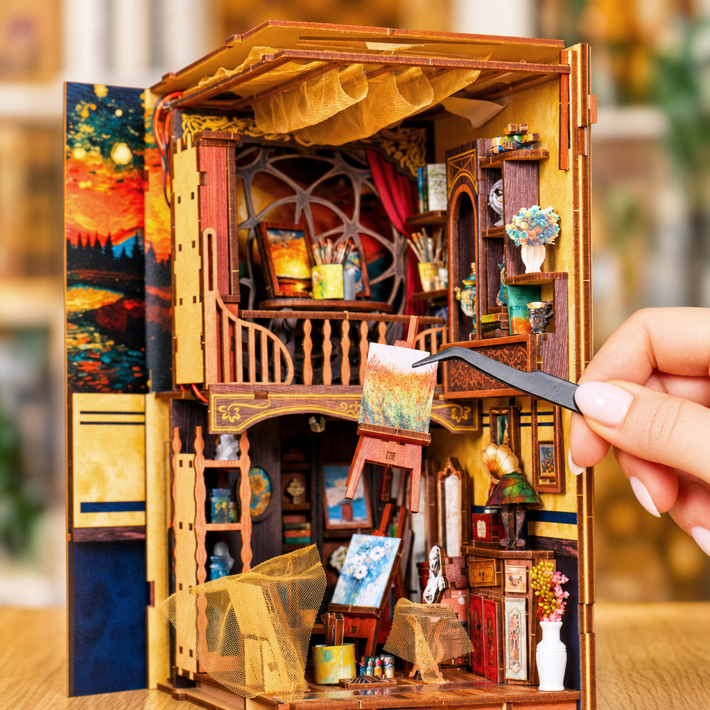 Art Workshop Book Nook - Lubiwood UK