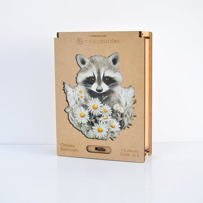 Cheeky Raccoon Puzzle - Lubiwood