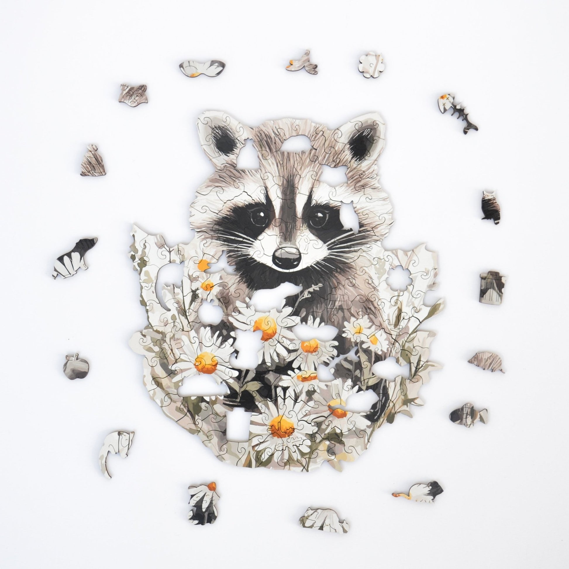 Cheeky Raccoon Puzzle - Lubiwood