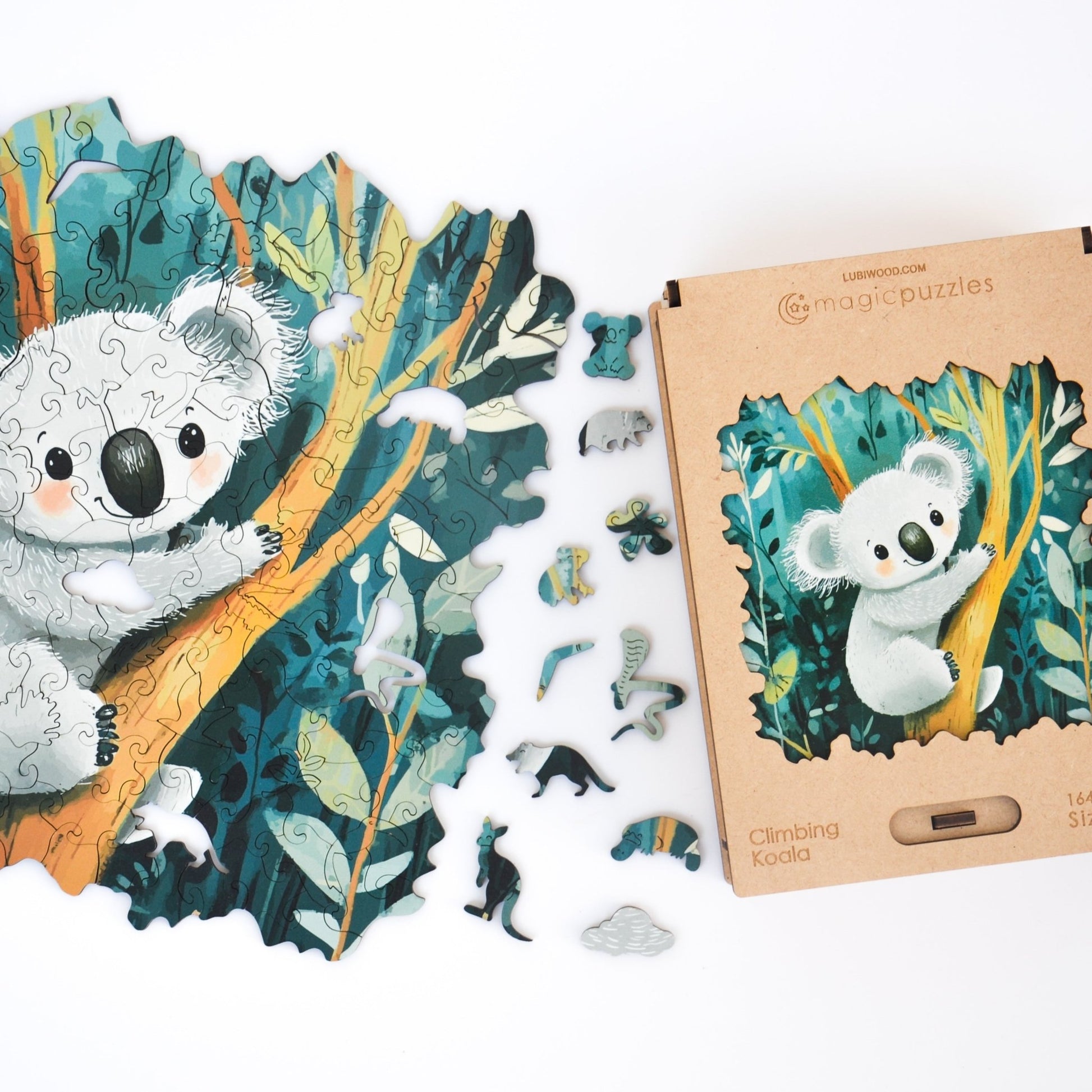 Climbing Koala Puzzle - Lubiwood