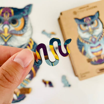Cosmic Owl Puzzle - Lubiwood UK