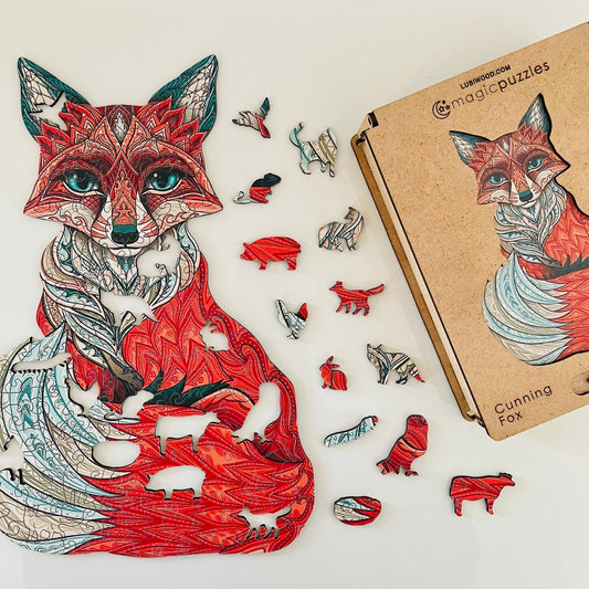 Counning Fox Puzzle - Lubiwood UK