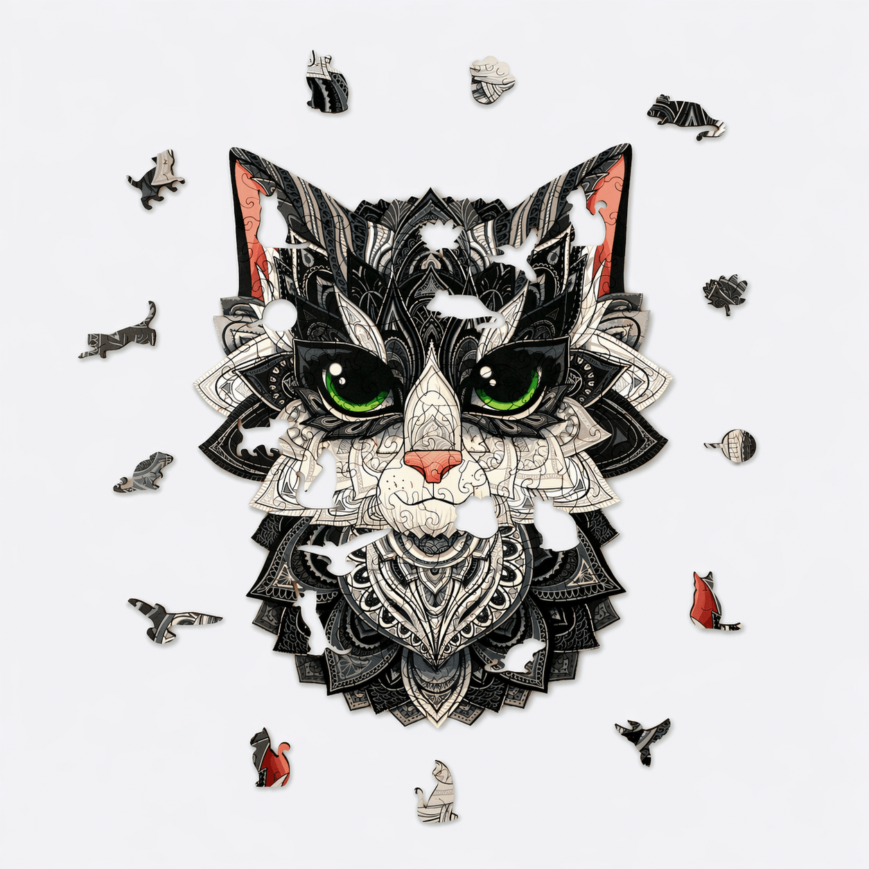Curious Cat Puzzle - Lubiwood UK