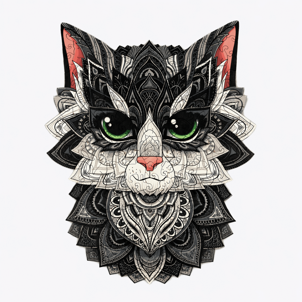 Curious Cat Puzzle - Lubiwood UK