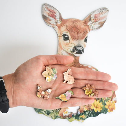 Dainty Deer Junior Puzzle - Lubiwood