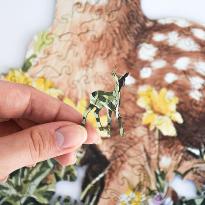 Dainty Deer Puzzle - Lubiwood
