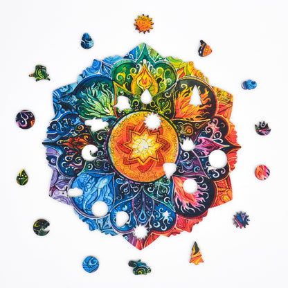 Elements Mandala Puzzle - Lubiwood UK