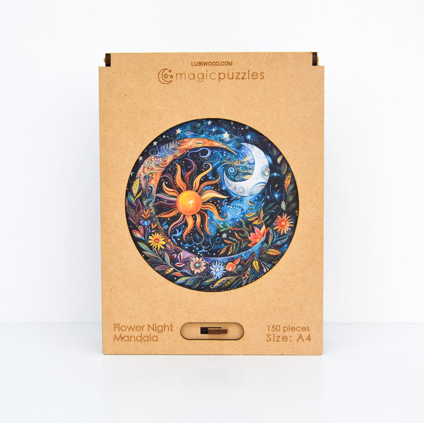 Flower Night Mandala Puzzle - Lubiwood UK