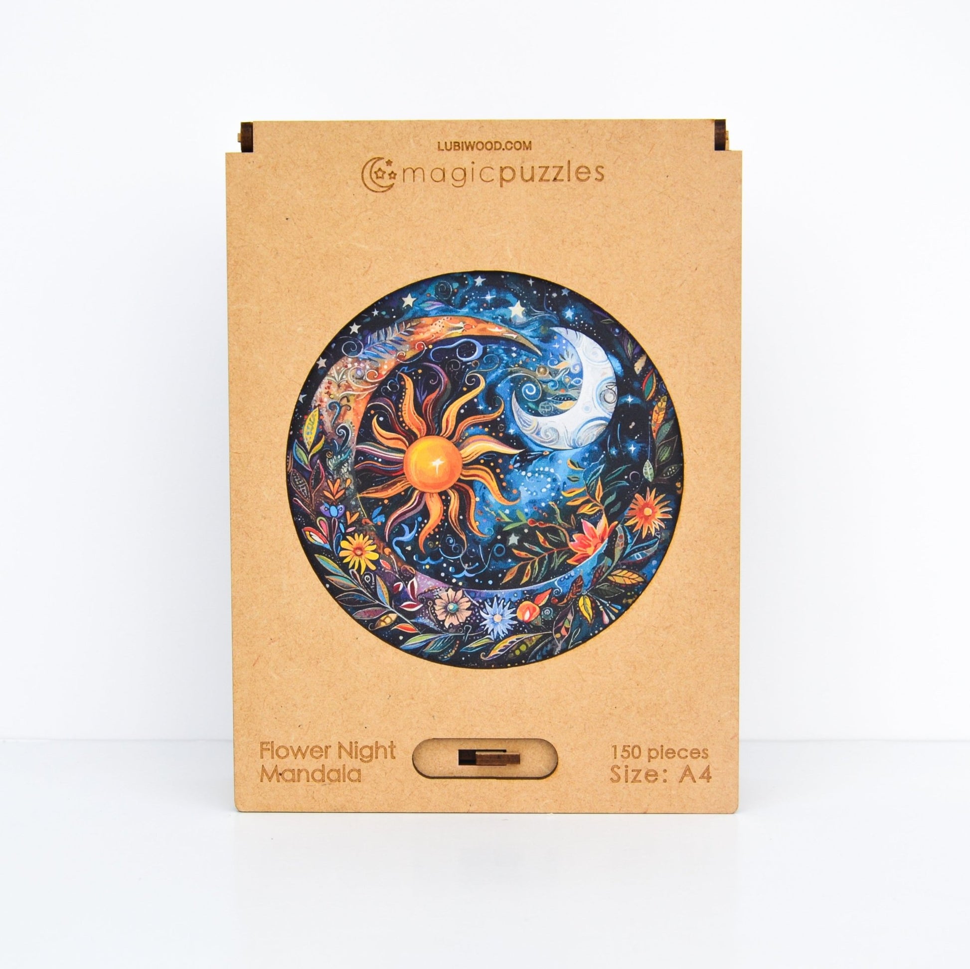 Flower Night Mandala Puzzle - Lubiwood UK